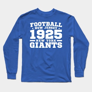 Football New Jersey 1925 New York Giants Long Sleeve T-Shirt